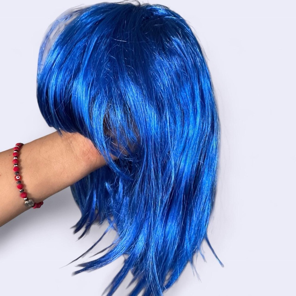 Vibrant Blue Women's Wig